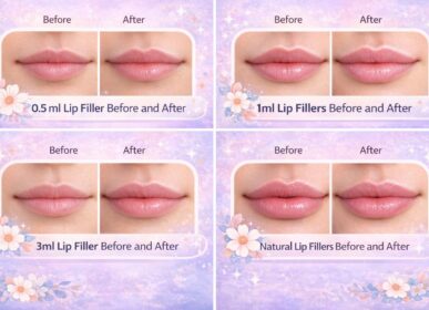 Lip Filler Before and After Photos