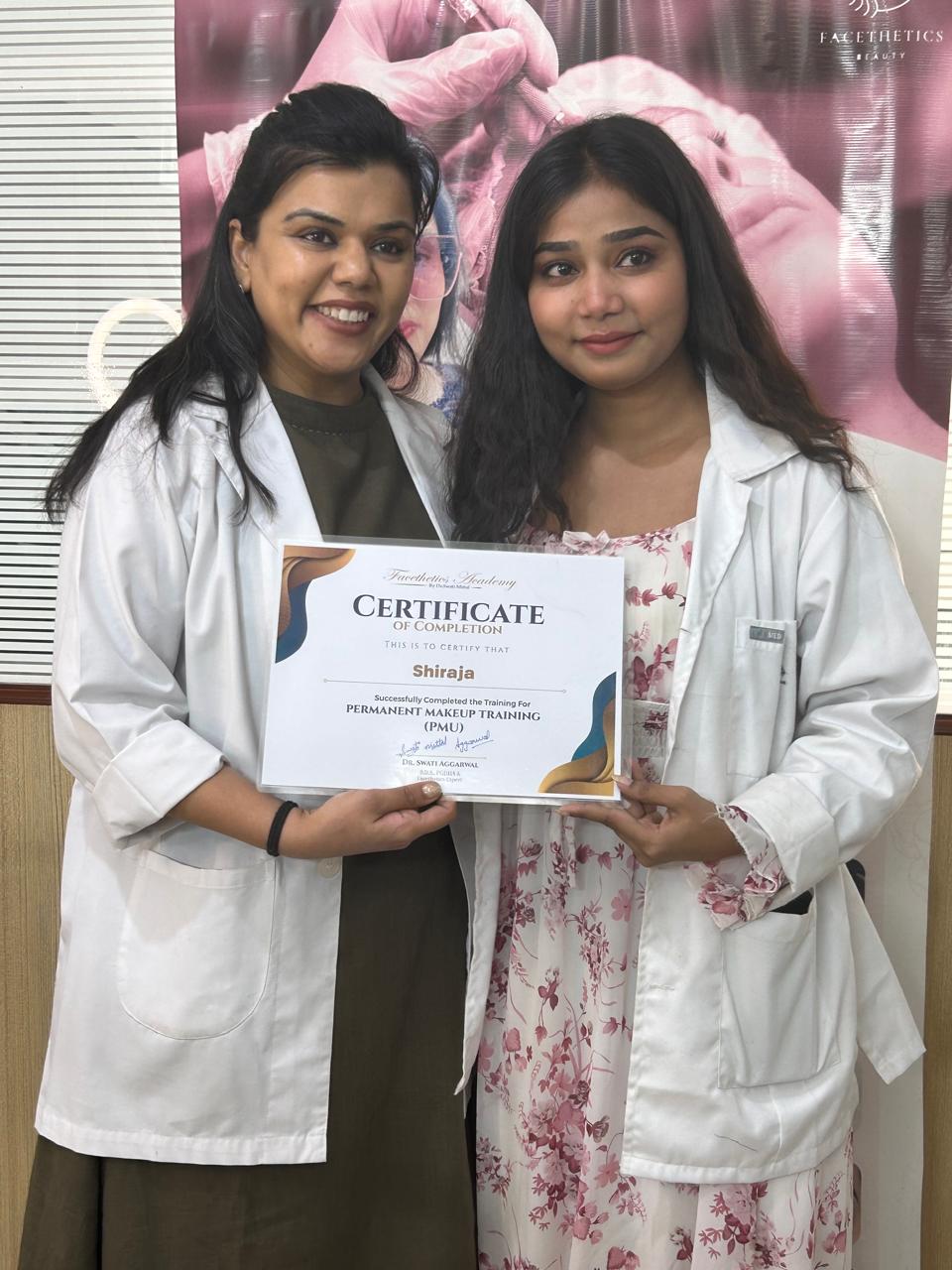 Best cosmetology course Delhi certificate Facethetics